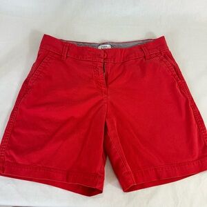 Crown & Ivy Caroline Size 4 Red Flat‎ Front Shorts